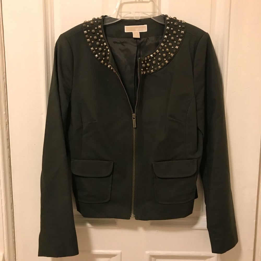 Michael Kors Zip Up Blazer